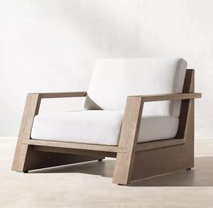 Foshan Factory Solid Teak Sofa Suite-Impermeable a prueba de sol, adecuado para patios, terrazas, villas y vestíbulos de hoteles - Product Image 2