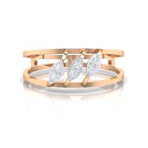 Anillos de Oro Certificado con Diamantes Simulados de 14K, Forma de Pera, 0.07ct, Multitono, Multicolor, Juego de 6 Piezas con Incrustaciones de Rodio - Product Image 3