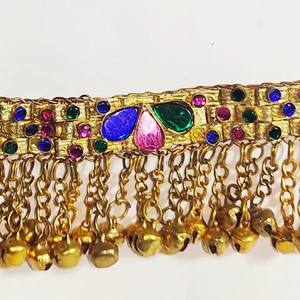 ชุดเครื่องประดับวินเทจสไตล์โบฮีเมียนแบบอัฟกัน งานฝีมือประดับลูกปัดลายเรขาคณิต พร้อมทองแดงน้ำจืด สำหรับงานปาร์ตี้ของผู้หญิง เป็นมิตรกับสิ่งแวดล้อม - Product Image 3