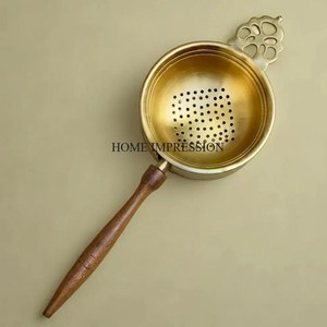 Latest Pattern Arrival High Grade Gold Plated Metal Wire Made Tea Strainer Kitchenware Accessories <b>Coffee</b> and Tea Tools Supplies - Product Image 4