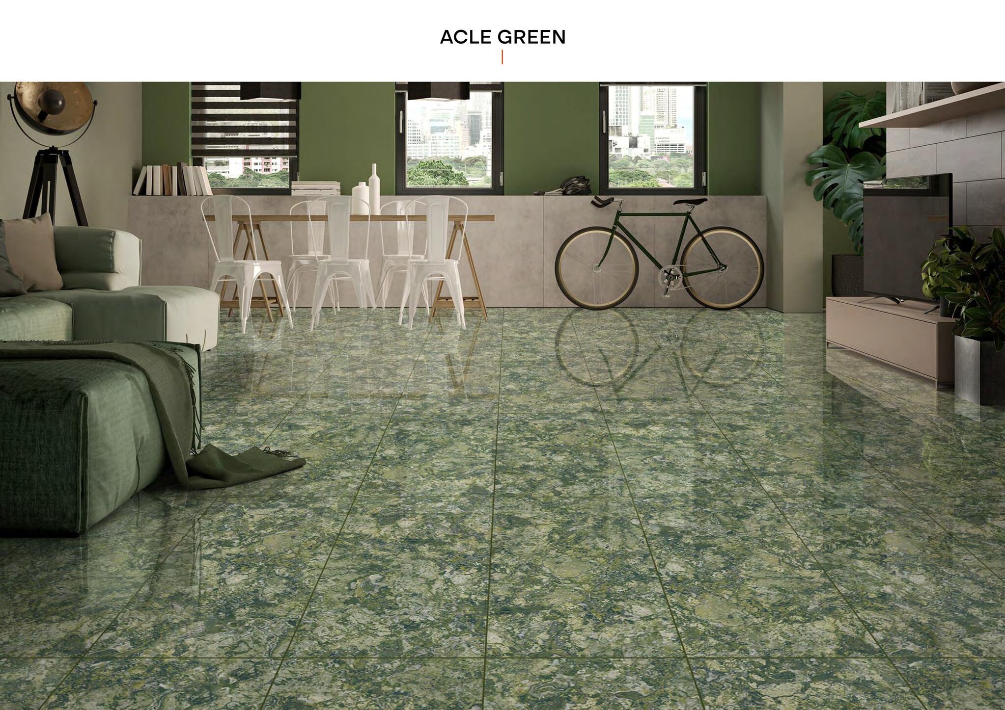 สีเขียวขุ่น