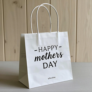 MT03 tas hadiah buket keluaran baru tas bunga antik kertas lipat sederhana portabel untuk Hari Ibu
