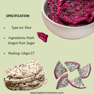 Tranches de fruit du dragon séché de qualité supérieure / Collation naturelle, douce et moelleuse en gros - Product Image 2