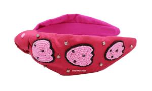 Diadema con nudo de diamante para mujer, accesorios coloridos con diamantes de imitación y cuentas de semillas, accesorios para el cabello Chic Boo - Product Image 6