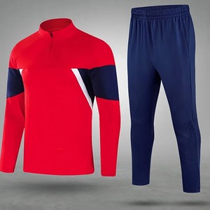 ชุดเล่นฟุตบอลสำหรับผู้ชายเสื้อแจ็คเก็ตแขนยาวมีซิประบายอากาศได้ครึ่งฤดูใบไม้ผลิฤดูหนาวชุดวอร์มฟุตบอลสำหรับเด็กผู้ชาย - Product Image 3