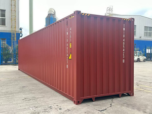 Conteneur maritime en acier international 20 pieds neuf, conteneur maritime High Cube 40 pieds 40HC 40HQ ISO pour le stockage de marchandises à vendre - Product Image 2