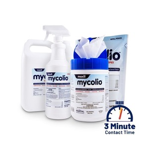 Mycolio Lite – Lingettes à 70 % d'alcool isopropylique |   160 lingettes par boîte |   Lingettes nettoyantes multi-surfaces - Product Image 2