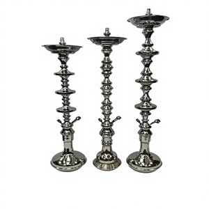 Chichas Farida de Luxe en Acier Inoxydable Type Libre avec Finition Laquée – Kit de Fumée Shisha Haute Efficacité - Product Image 3