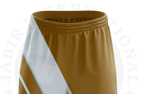 Pantalones cortos casuales para hombre de alta calidad 100% poliéster de secado rápido peso ligero patrón sólido diseño de satén caliente logotipo personalizado impermeable - Product Image 6
