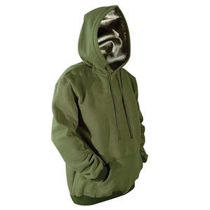 Sudadera con capucha con forro de satén de lujo 2025 100% de algodón de manga larga rosa con técnica teñida lisa de alta calidad para la temporada de otoño - Product Image 3