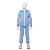 Conjunto de Chándal con Capucha para Niños OEM, 100% Algodón, Impermeable, Ligero, con Estampado Acid Wash, Ropa Urbana Personalizable, Sólido