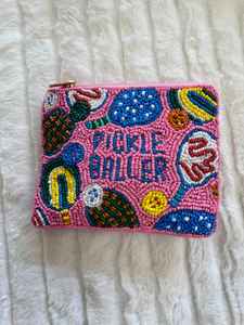 Porte-monnaie et trousse de maquillage classiques en perles de verre avec couleur personnalisée pour un cadeau de mariage ou de fête pour elle - Product Image 3