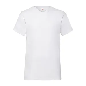 T-shirts personnalisés à col en V Valueweight pour la promotion et le merchandising - Product Image 1