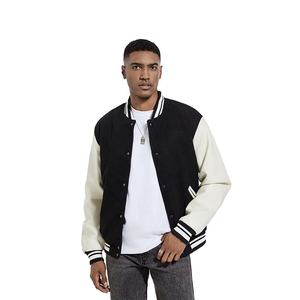 Venta al por mayor de chaquetas con logotipo de diseñador personalizado chaqueta de béisbol informal abrigo de algodón Unisex Varsity chaquetas - Product Image 2
