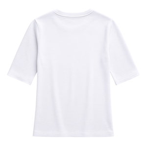 Camiseta de Manga Larga para Mujer, Cuello Redondo, 100% Algodón Orgánico de Lujo, Preencogido, Certificado GOTS, Ajuste Premium - Product Image 2