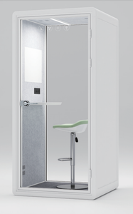 Cabina Insonorizada Estándar <span class=keywords><strong>de</strong></span> Canadá, Color Exterior Blanco, Cápsulas Acústicas, Tela Interior, Cabina <span class=keywords><strong>de</strong></span> Oficina, Sala Silenciosa, Cabina Prefabricada - Product Image 3
