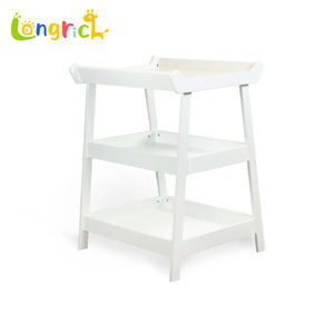 Commode à <span class=keywords><strong>langer</strong></span> moderne en bois pour bébé nouveau-né, <span class=keywords><strong>table</strong></span> à <span class=keywords><strong>langer</strong></span> sécurisée pour chambre à coucher, salle <span class=keywords><strong>de</strong></span> bain, meubles <span class=keywords><strong>de</strong></span> soins pour bébé en bois - Product Image 4