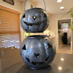 Linterna con recubrimiento de polvo dorado más vendida, tarro de vela decorativo de Halloween, linterna de vela a precio barato - Product Image 5
