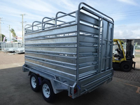 10×6 Cages galvanisées pour bétail, disponibles en stock, pour bovins, ovins, caprins, porcins, 2 800 kg