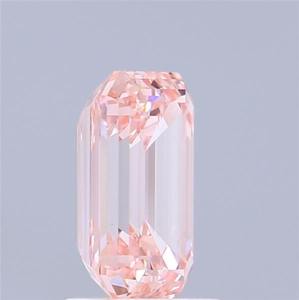 Diamante Cultivado en Laboratorio, Esmeralda de 2.02 ct, Rosa Intenso Fantasía, VVS1, Diamante Personalizado - Product Image 3
