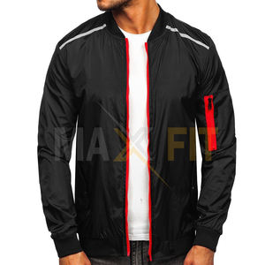 แจ็กเก็ตบอมเบอร์ของผู้ชายงานตามสั่งแนวสตรีทผ้าใบโพลีเอสเตอร์100% ใหม่สำหรับกิจกรรมกลางแจ้งในฤดูหนาว - Product Image 5