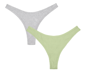 Usine de haute qualité taille basse tongs dames sans couture bikini en gros t-back culotte pour les femmes - Product Image 1