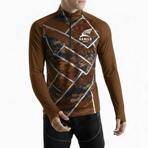 Camiseta de Compresión de Manga Larga para Hombre, Diseño 2026, en Existencia, Transpirable y de Secado Rápido, Estampado Sólido en Método Digital - Product Image 3