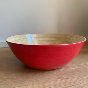 Cuencos de bambú hechos a mano ecológicos pulidos, colores de moda, vajilla biodegradable para restaurante y fiesta, venta al por mayor - Product Image 4