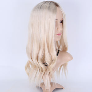 Expédition rapide, mèches de cheveux blond cendré <span class=keywords><strong>Gley</strong></span>, pour femmes, double trame, base en soie, closure, cheveux européens Remy, clip-in, postiche, casher juif - Product Image 2