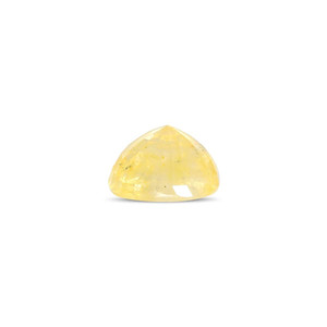 Saphir Jaune Naturel de 7,57 Carats (Pukhraj) - Pierre Précieuse Facettée Taille Émeraude - Product Image 2