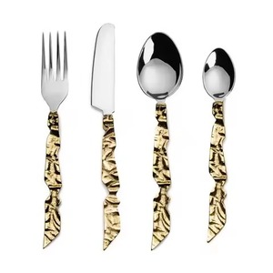 Ensemble de couverts de conception traditionnelle, ustensiles de cuisine, utilisation en restauration, ensemble de couverts en métal - Product Image 1