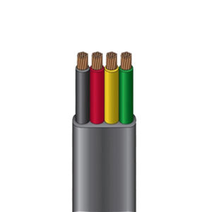 Câble plat submersible de haute qualité à 3 noyaux à 4 noyaux PVC conducteur en cuivre de couleur bleu noir Durable pour l'application de pompe de forage - Product Image 5