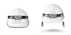 Impermeable recargable 250Lumen LED faro casco compatible deslizante difusor plástico foco/inundación para deportes industriales - Product Image 3