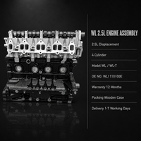 Moteur diesel 4 cylindres WL WL-T 2.5L neuf, bloc moteur nu pour Mazda BT50 B2500 MPV pour Ford Ranger Courier