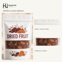 Sachets d'emballage pour thé en kraft blanc avec fenêtre, sachets refermables à fond plat pour snacks et aliments, pour les magasins de thé et la vente en gros aux boulangeries