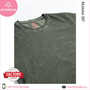 ชุดนอนสตรี2ชิ้นผ้าคอตตอน100% 2ชิ้นเสื้อเจอร์ซีย์สำหรับใส่ในฤดูร้อนเซ็กซี่ใส่อยู่บ้าน - Product Image 4