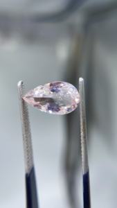 Morganite naturelle certifiée, très exceptionnelle, taille poire, avec une excellente couleur et une qualité de lustre, beryle naturel, 2,65 carats - Product Image 5