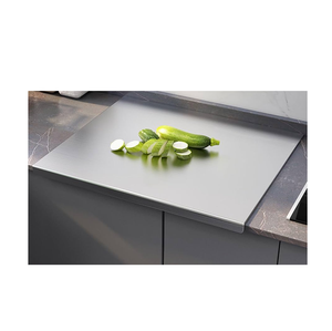 Wholesale Supplier Stainless Steel Cutting Board Wheat Straw Cutting Board 304 Stainless Steel Cutting Board 2 in 1 Double Sided - Product Image 1