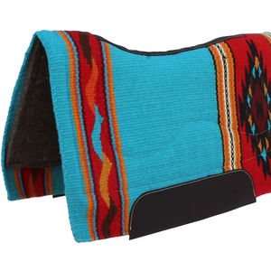 Vente en gros Ensemble de tapis de selle en laine de saut équestre Western Horse Handloom Tapis de spectacle en laine tissée - Product Image 1