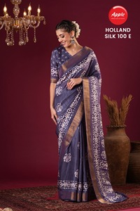 ผ้าบาติกทำด้วยมือพิมพ์ลายใยไหมโคตาส่าหรีผ้าไหมแท้แบบอินเดียดั้งเดิมนุ่มและน้ำหนักเบาสำหรับเทศกาลส่าหรีย้อมผ้านุ่ม - Product Image 4