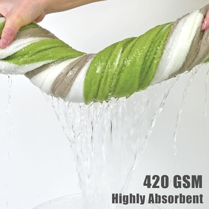 ชุดผ้าขนหนูอาบน้ำผ้าฝ้าย 2 ชิ้น หรูหรา เป็นมิตรกับสิ่งแวดล้อม ระบายอากาศได้ดี แห้งเร็ว ปักลาย หนานุ่ม ซึมซับน้ำได้ดีเยี่ยม สำหรับอาบน้ำ - Product Image 6