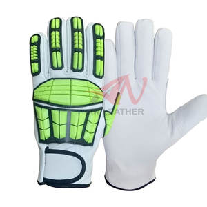 Gants anti-choc en cuir et TPR de conception avancée pour une manipulation sûre dans des conditions de travail difficiles, manipulation parfaite - Product Image 4