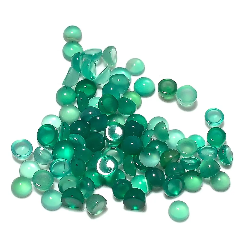 Natural High Polished Smooth Green Onyx Briolette Round Drop Shape Gemstone Loose Calibrated Gemstone For Making Jewelry