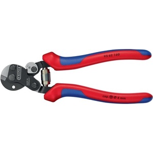 KNIPEX 160 mm Polished Wire <b>Rope</b> <b>Cutter</b> with Multi-Component Handles Knives & Tools - Product Image 4