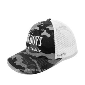 หมวกทรูเกอร์ลายพรางหมวกกีฬา2D เย็บปักแบบโค้งหมวกตาข่ายด้านหลังในเวียดนาม - Product Image 2
