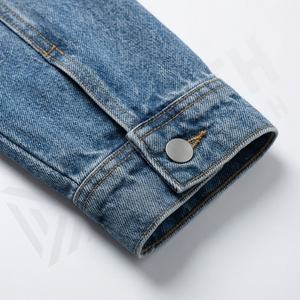 OEM Men Denim Jean Jacket <b>Women</b> Casual Outwear Fall Button Up <b>Coat</b> Oversize Winter Fashion Trendy Streetwear Customized Color - Product Image 6