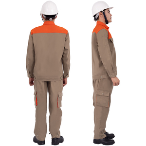 Costume de vêtements de travail à manches longues pour les travailleurs Tissu extensible en polyester de coton - Product Image 6