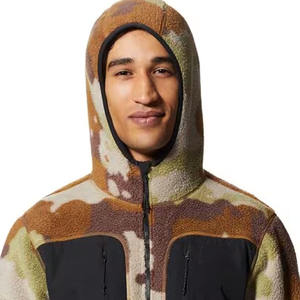 Custom Wholesale Polar Fleece Plush Zip Up <b>Jacket</b> Thicken Embroidery Plus Size <b>Men's</b> Unisex Winter <b>Sherpa</b> Fleece <b>Jacket</b> - Product Image 3