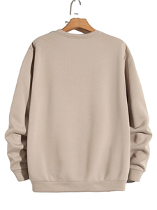 Sweatshirts sur mesure de couleur unie en molleton de coton de conception différente Nouvelle arrivée Meilleure vente Hommes Sweatshirts 100% coton - Product Image 4