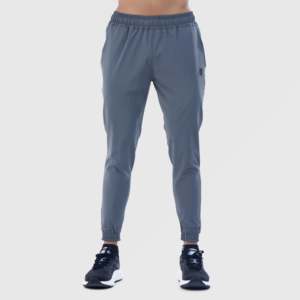 Pantalon de jogging décontracté Forge 100 % coton coupe droite, élastique, personnalisable, coloré, léger, en laine, disponible du XL au 6XL, couleur gris - Product Image 3